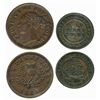 Image 1 : NS-2C1 & NS21A1 both VF+.  Lot of 2 tokens.