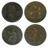 Image 1 : NS-24A2 & NS-25.  Lot of 2 tokens both VF+.