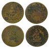 Image 1 : PE-9A & PE-9B both F+.  Lot of 2 tokens.