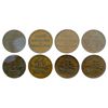 Image 1 : BR:997 Lees 2, 7, 9 & 10A all VF.  Lot of 4 tokens.