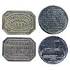 Image 1 : Communion Tokens Lot;  includes Maritime issues NS-266 VF20 & NS-284 EF40.  Both ICCS graded.