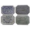 Image 1 : Communion Tokens Lot;  includes Ontario issues CW-344 MS60 & CW-316 EF40.  Both ICCS graded