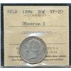Image 1 : Nfld 1894 20¢ ICCS VF-20; Obverse 1.