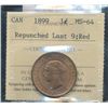 Image 1 : 1899 1¢ ICCS MS64RD. Designated with repunched last 9. A popular variety and seldom offered in near 