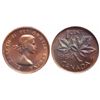 Image 1 : 1954 1¢ PCGS PL-66; Red & Brown, No Shoulder Strap.