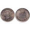 Image 1 : 1898 5¢ ICCS MS64. Gem golden shades.