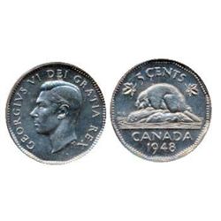 1948 5¢ PCGS MS65.