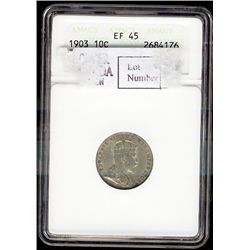 1903 10¢ ANACS EF45.