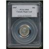 Image 1 : 1947 10¢ PCGS SP-65; Maple Leaf.