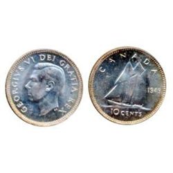 1949 10¢ Dbl 1949 ICCS MS65.