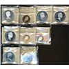 Image 1 : $1 Proof singles 1983 PF66, 1996 PF67, 1997 Hockey & 2002 Accession both PF67, also includes 1996 Lo