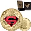 Image 1 : RCM Lot; 2014 $100 14KT Gold Coin Iconic Superman™ Comic Book Covers: The Adventures of Superman.  C