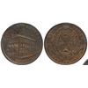 Image 1 : Breton 523, 1838 LC-11A1 Sideview Penny ICCS F15.  Designated as plugged and cleaned.  An affordable