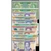 Image 1 : British Commonwealth Banknote Lot;  includes Central Bank of Belize 1974 $1, 1976 $1, 1990 $1, 1999 