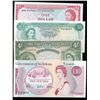 Image 1 : World Note Lot;  includes British Commonwealth issues Gov't of St Helena 1979 £10, Bahamas 1953 4 Sh