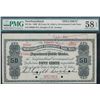 Image 1 : 1909 50¢ NF-2hs Specimen Gov't Cash Note issue, PMG CH AU58EPQ.  Banking stamp.