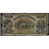 Image 1 : 1902 $4 DC-17b #346054, Abt Good. Margin and internal tears, missing pieces.