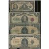 Image 1 : 1923 $1, 1923 $2(2) & 1935 $1.  Lot of 4 notes all with problems Abt Good to Good.