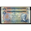Image 1 : 1972 $5 BC-48aA #*CD3078704-8705.  Lot of 2 consecutive notes both UNC.
