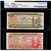 Image 1 : 1975 $50 BC-51bA #EHX0763670 & $100 BC-52bA #AJX0760225.  Lot of 2 notes AU to UNC.
