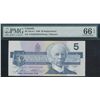 Image 1 : 1986 $5 BC-56cAi #ANX0042676, PMG Gem UNC66EPQ.