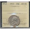 Image 1 : Nfld 1912 20¢ ICCS AU58.