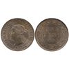 Image 1 : 1891 1¢ SDLL Obv 2 ICCS MS64RD. 90% red with lustre.  Rare and desirable.  Missing in most advanced 