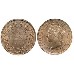 1896 1¢ PCGS MS65RD.  Superb 100% lustrous full red issue.
