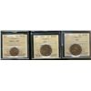 Image 1 : 1915 1¢ MS63RD, 1916 & 1920 MS64RD.  Lot of 3 ICCS graded coins.