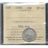 Image 1 : 1858 10¢ ICCS EF45.