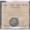 Image 1 : 1903 10¢ ICCS VF30.