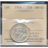 Image 1 : 1914 25¢ ICCS AU55.