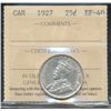 Image 1 : 1927 25¢ ICCS EF40.