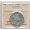 Image 1 : 1905 50¢ ICCS VF20.