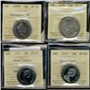 Image 1 : 1932 50¢ ICCS VG10.  Also includes 1975 50¢ SP66 Hvy Cam, 1978 SP67 Rd Jewels & 1999p MS66NBU.  Lot 