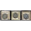 Image 1 : 1950 $1, 1950 Arnp both MS63 & 1950 SWL MS62.  Lot of 3 ICCS graded coins.