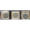 Image 1 : 1951 $1 SWL AU55, Arnp MS60 & Rev-004 MS63.  Lot of 3 ICCS graded coins.
