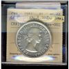 Image 1 : 1954 $1 Ibv-001, Rev-002 ICCS MS64.