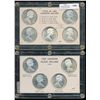 Image 1 : 1965 $1 4 Coin Type Set & 5 Coin Type Set.  Lot of 2 sets both in Capitol Holders with type descript