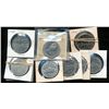 Image 1 : Nickel Dollar Lot;  includes 1968 to 1975 issues with many duplicates & 1974 Dbl Yk #2 ICCS MS64.  6