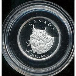 RCM Lot;  includes Platinum 1995 $30 Lynx issue.  Housed in original burgundy leather case.