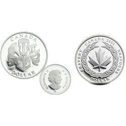 RCM Lot;  includes 2006 $1 Proof Sp. Ed - Medal of Bravery & 2007 - Celebration of the Arts.  Lot of