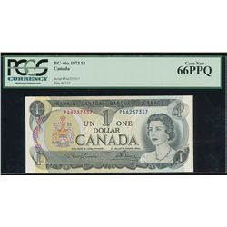 1973 $1 BC-46a #PA6237357, PCGS Gem UNC66PPQ.