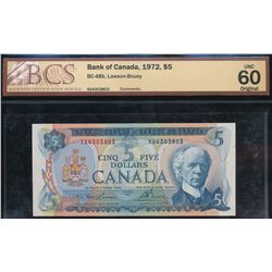 1972 BC-48b #XA4303803, BCS UNC-60, Original.