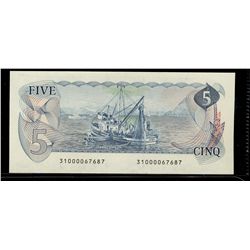 1979 $5 BC-53aA #31000067687.  Crisp UNC.