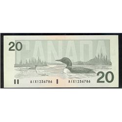 1991 BC-58aA-I $20  Thiessen Crow AIX1236786 UNC