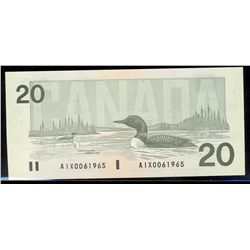 Bank of Canada, $20.00 replacement note 1991, grade Choice UNC-63, BC-58aA-ii, signature Thiessen Cr