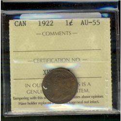 1922 1¢ ICCS AU55.