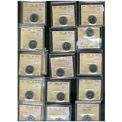 1937 5¢, 1942 T, 194, 1946, 1947ML, 1951LR, 1951 Comm, 1952, 1955, 1963, 1967, 1970, 1972, 1975, 197