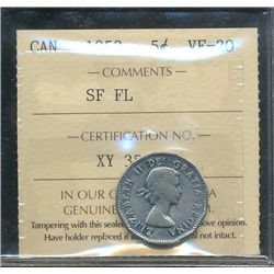 1953 5¢ SF FL Mule ICCS VF20.